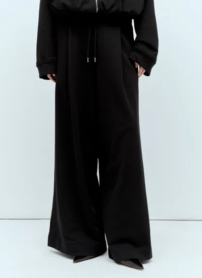 Dries Van Noten Tape Track Pants In Black