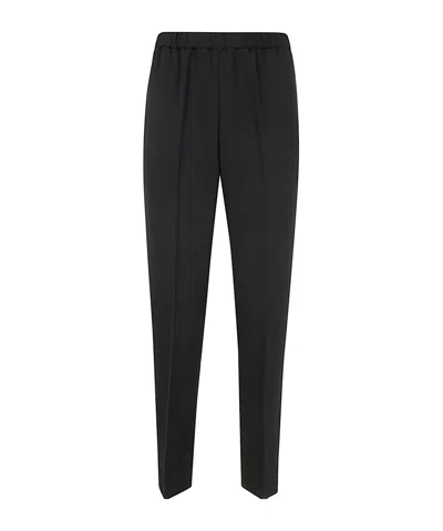 Dries Van Noten Tapered Casual Pants In Black