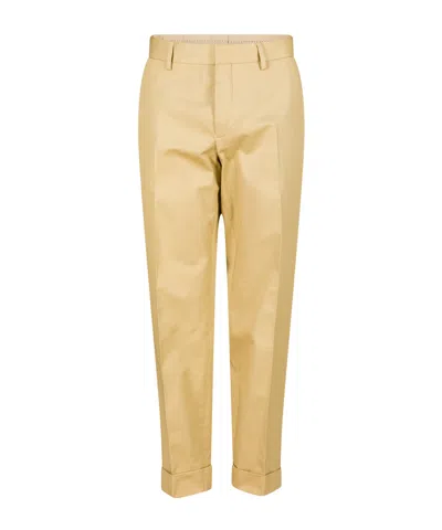 Dries Van Noten Tapered Casual Pants In Nude