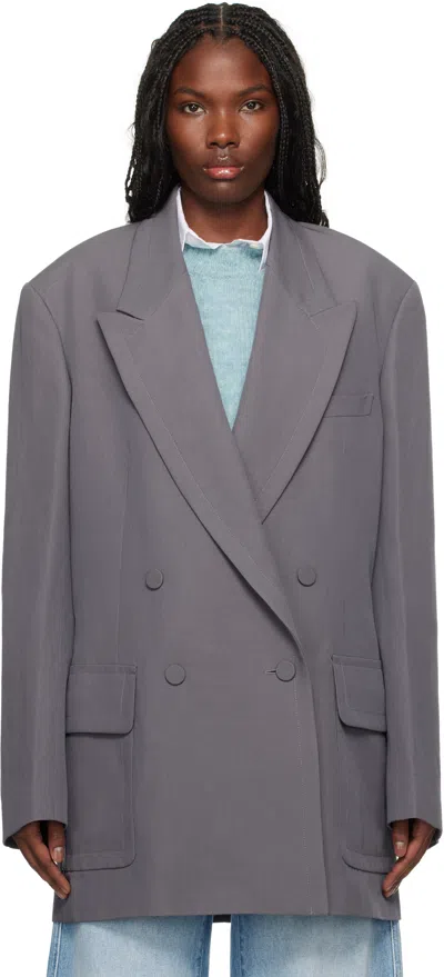 Dries Van Noten Taupe Wool Blazer In 811 Taupe