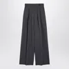 Dries Van Noten Wide Leg High Waist Pleated Front Trousers