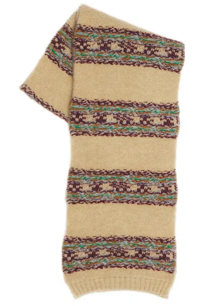 Dries Van Noten Team Scarf In Gray