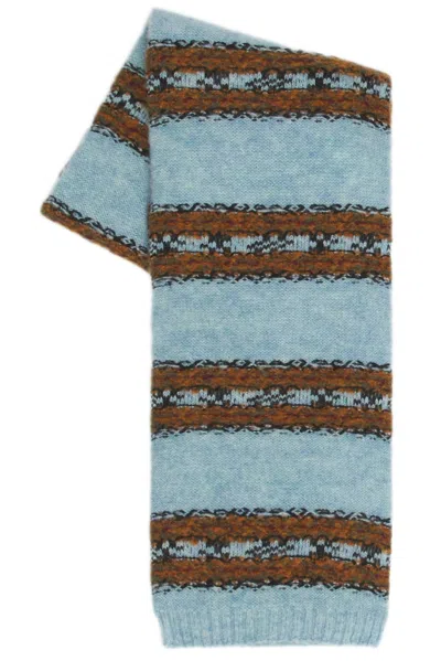Dries Van Noten Team Scarf In Green