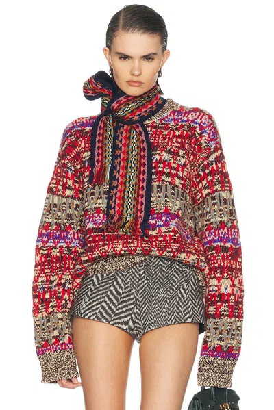 Dries Van Noten Technic Sweater In Multi