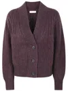 Dries Van Noten "tegina" Cardigan Clothing In Red