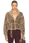 Dries Van Noten Tekla Sweater In Brown