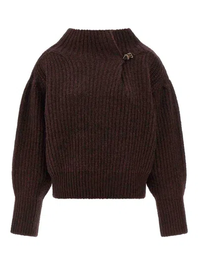 Dries Van Noten Teubina Sweater In Brown