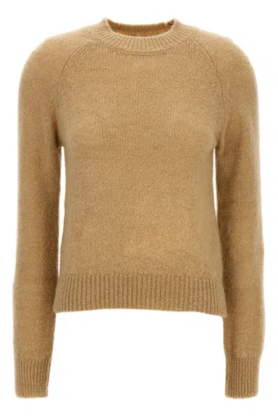 Dries Van Noten 'texas' Sweater In Beige