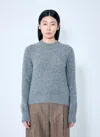 Dries Van Noten Texas Wool-blend Sweater In Grey