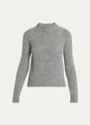 Dries Van Noten Texas Wool-blend Sweater In Mid Grey