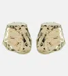Dries Van Noten Textured Earrings In Gold