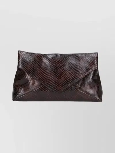 Dries Van Noten Textured Envelope Clutch Bag For Every Occasion