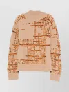 Dries Van Noten Mens Beige Mauritius Macao Patterned Wool-blend Jumper In Multi