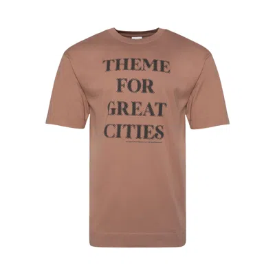 Pre-owned Dries Van Noten Theme Song Tee 'peach' | Tan | Men's Size Xl