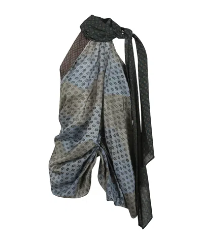 Dries Van Noten Tie-dye Embellished Cardigan In Multi