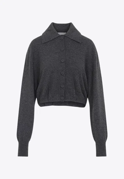 Dries Van Noten Tigre Cardigan In Gray