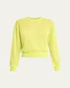 Dries Van Noten Tilly Cotton-blend Sweater In Yellow