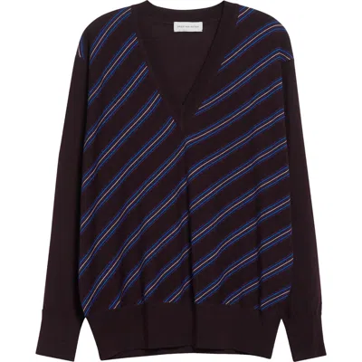 DRIES VAN NOTEN DRIES VAN NOTEN TISHANA MERINO WOOL V-NECK SWEATER
