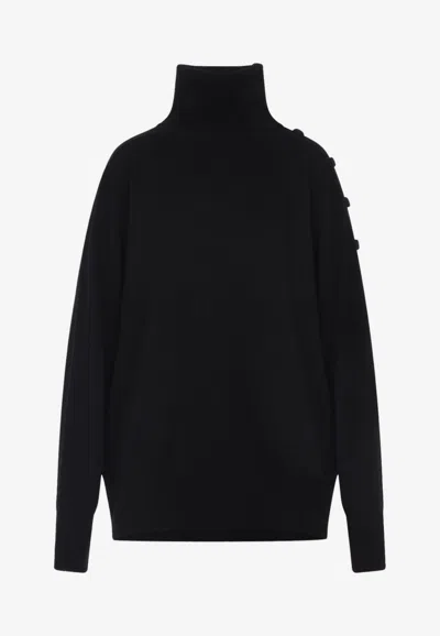 DRIES VAN NOTEN TIXLA CASHMERE HIGH-NECK SWEATER