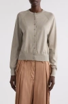 Shop Dries Van Noten Tobine Cotton Cardigan In Light Grey