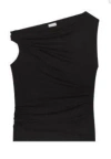 Dries Van Noten Henray Gathered Cotton Top