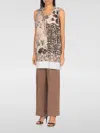 Dries Van Noten Henetta Mixed Print Cotton Tank