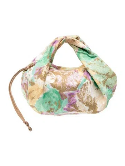 Pre-owned Dries Van Noten Top Handle Bag In Neutral