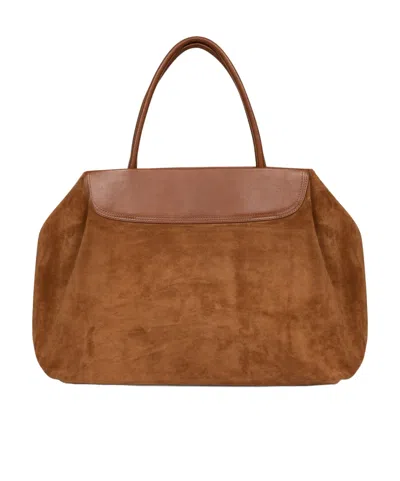 Dries Van Noten Top Handle Handbag In Brown