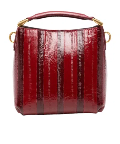 Dries Van Noten Top Handle Handbag In Red