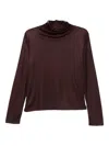 Dries Van Noten Huala Draped Top In Brown