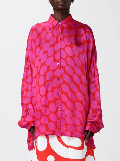 Dries Van Noten シャツ  レディース カラー フューシャ In Pink