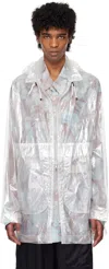 Dries Van Noten Transparent Nylon Jacket In 10 Transparent