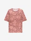 Dries Van Noten Floral Printed Crewneck T-shirt In Orange