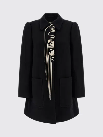 DRIES VAN NOTEN COAT DRIES VAN NOTEN WOMAN COLOR BLACK,H65700002
