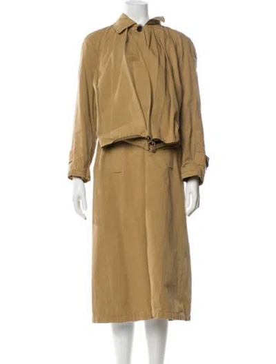 Pre-owned Dries Van Noten Trench Coat In Neutral