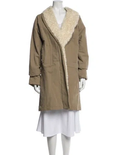 Pre-owned Dries Van Noten Trench Coat In Neutral