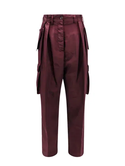 Dries Van Noten Trouser In Red