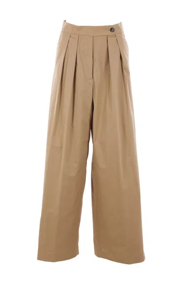 Dries Van Noten Trousers In Beige