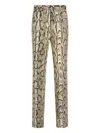 Dries Van Noten Straight Trousers With Belt Loops And Pockets In Neutral
