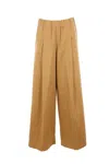Dries Van Noten Cotton Wide-leg Pants In Beige