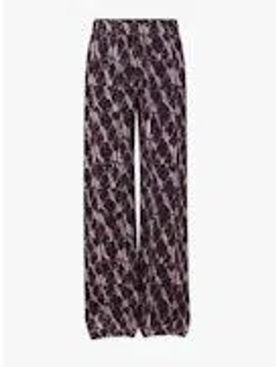 Dries Van Noten Trousers Purple In Blue