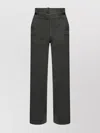 Dries Van Noten Mens Dark Grey Pennine Wide-leg Cotton Trousers In Black