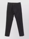 DRIES VAN NOTEN TROUSERS WITH ELASTIC WAISTBAND AND FRONT PLEATS