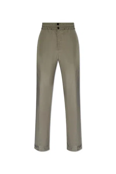 Dries Van Noten Trousers With Pockets In Gray