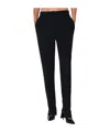 Dries Van Noten Black Trousers With Slits And Buttons In Black