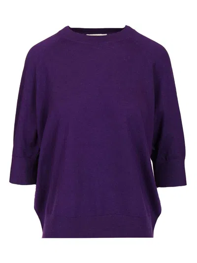 Dries Van Noten Tuan 2700 Sweater Knitwear Violet In Purple