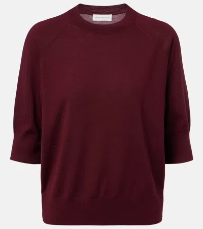 Dries Van Noten Tuan Wool Sweater In Blue