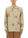 Dries Van Noten Floral Long Sleeve Tulip Print Top In Animal Print