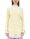 Dries Van Noten Long-sleeved Draped Top With