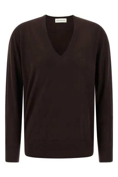 Dries Van Noten 'tuomas' Sweater In Brown